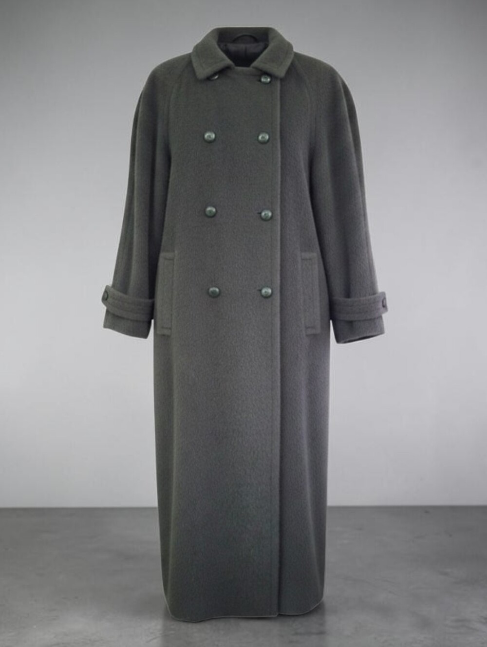 Vintage Marie Claire Long Coat Alpaca Wool Made in Canada ILGWU Double-breasted